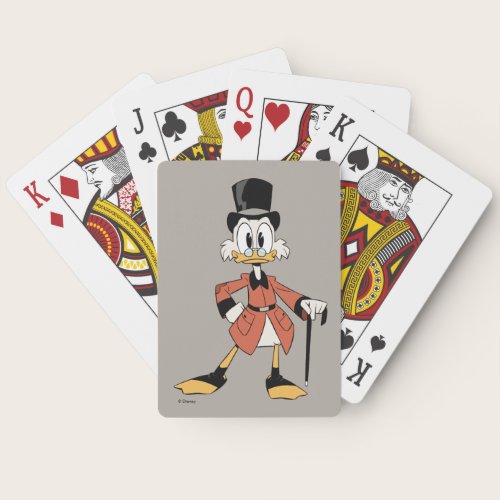 Scrooge McDuck | Work Hard Quack Hard Playing Card Scrooge McDuck | Work Hard Quack Hard Playing Card