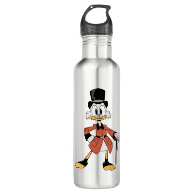 Scrooge McDuck | Work Hard Quack Hard Stainless Steel Water Bottle