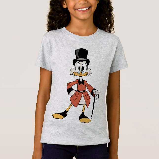 Scrooge McDuck | Work Hard Quack Hard T-Shirt (Front)