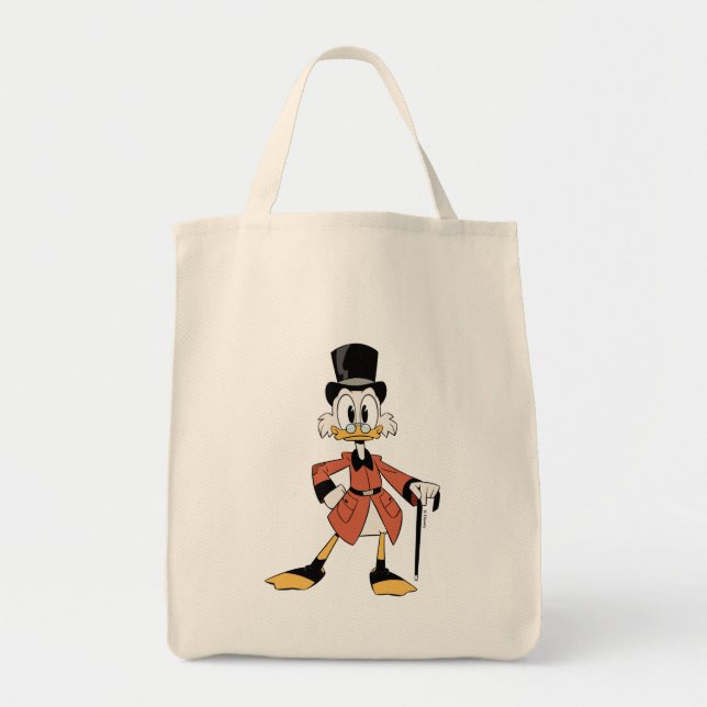 Scrooge McDuck | Work Hard Quack Hard Tote Bag (Front)