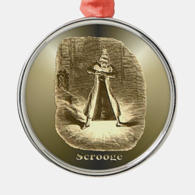 Scrooge of Christmas - A Christmas Carol Metal Ornament (Front)