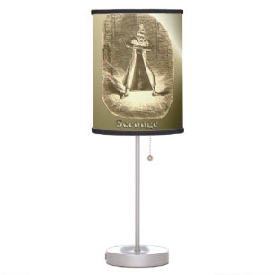 Scrooge of Christmas - A Christmas Carol Table Lamp