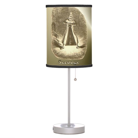 Scrooge of Christmas - A Christmas Carol Table Lamp (Left)