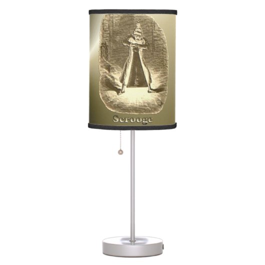 Scrooge of Christmas - A Christmas Carol Table Lamp (Right)