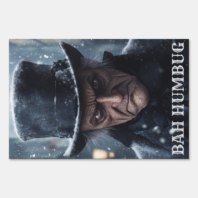 Scrooge Yard Sign (Front)