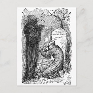 Scrooge's Grave Postcard