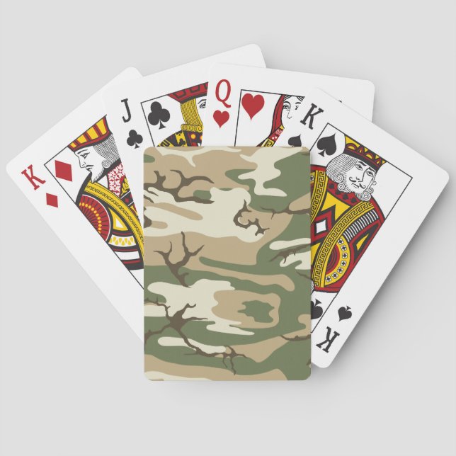 Scrub Camo Poker Cards (Back)