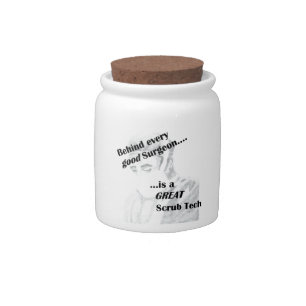 Scrub Tech Candy Jar