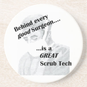 Scrub Tech Drink Coaster