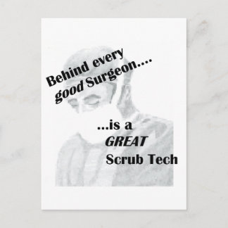 Scrub Tech Postcard