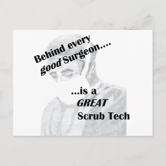 Scrub Tech Postcard (Front)