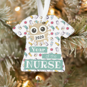 Scrub Uniform, Cute Nurse Ornament