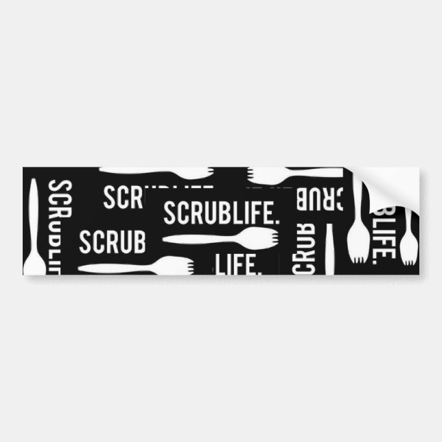 Scrublife Bumper Sticker (Front)