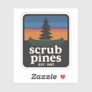 Scrubpines sunset sticker