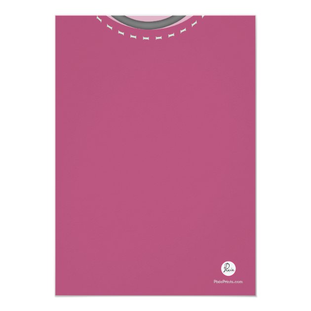 Scrubs Burgundy Medical Graduation Invitation