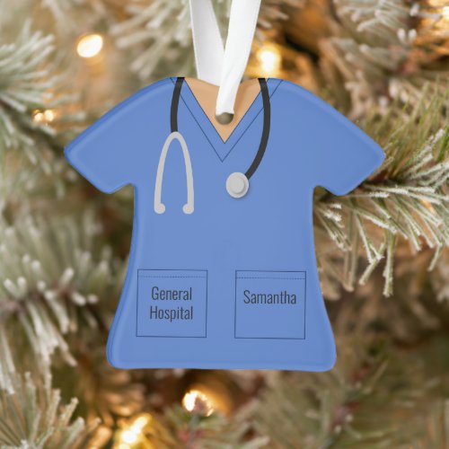 Scrubs Nurse Doctor Profession Ornament