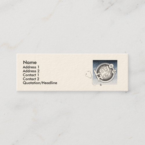 Scrubs - Skinny Business Cards