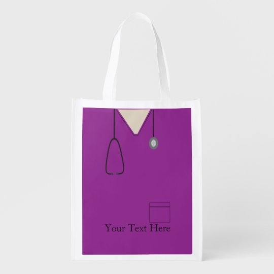 purple reusable bags