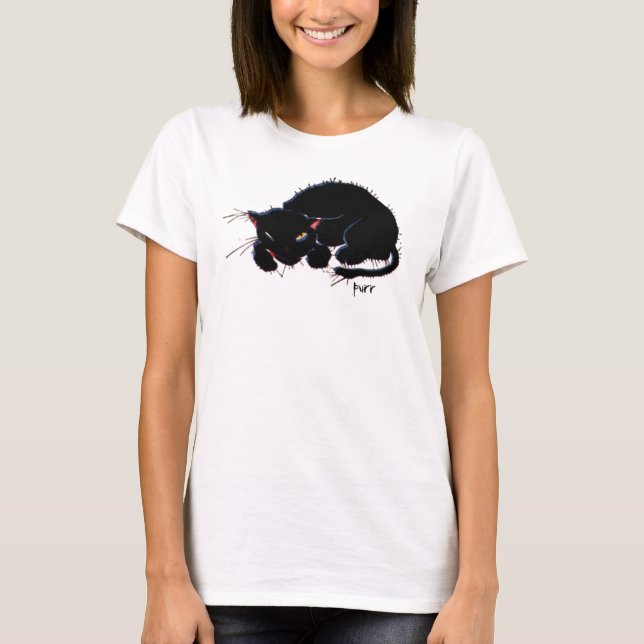 Scruffy Cat T-Shirt (Front)