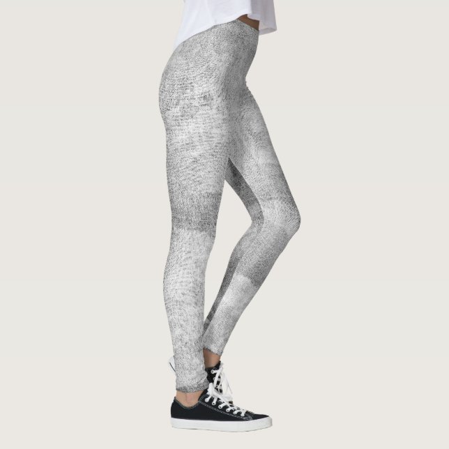 Scruffy Gray Leggings (Right)