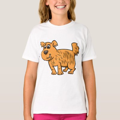 Scruffy Orange Puppy Dog T-Shirt