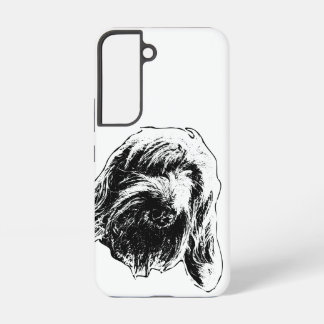 Scruffy Spinone Heart Samsung Galaxy S22 Case