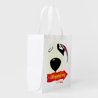 ScruffyMug Original Design Tote Bag w Side Pocket