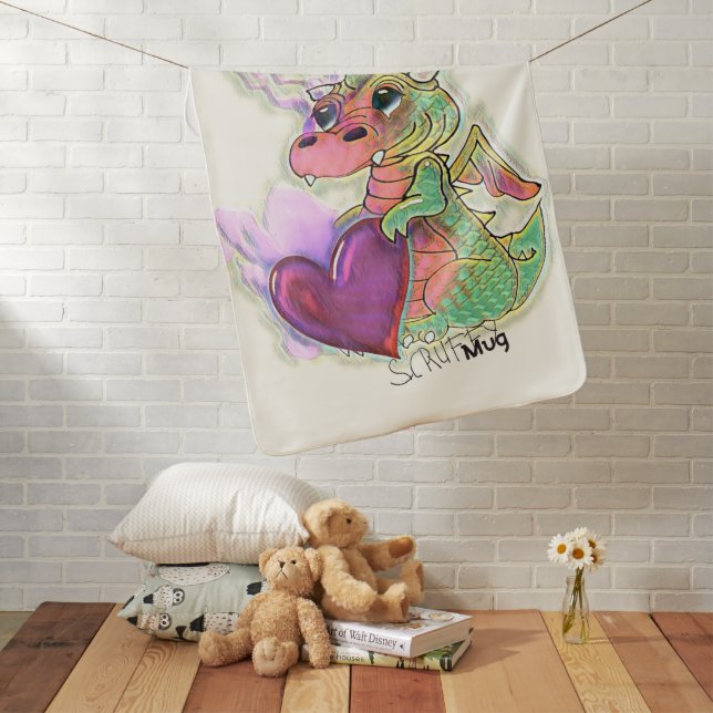 ScruffyMugArtGallery Baby Blanket (In Situ)