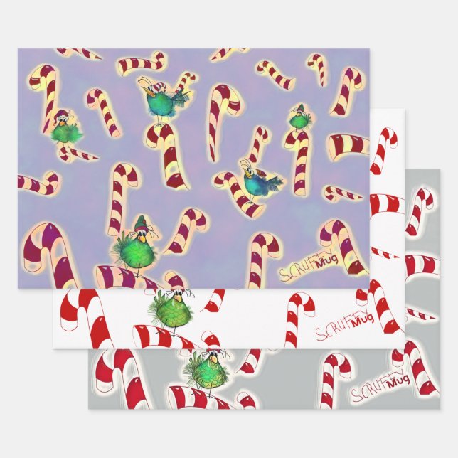 ScruffyMugArtGallery Holiday Gift Wrap (Set)