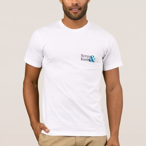 Scrum  Kanban logo with Deming quote T_Shirt