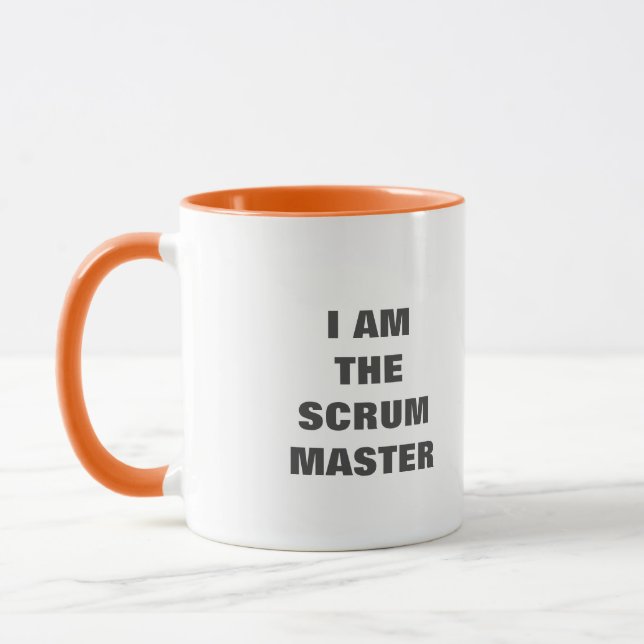 Scrum master agile mug (Left)