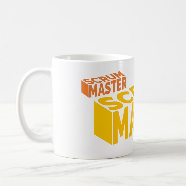 Scrum Master Building Blocks Coffee Mug (Left)