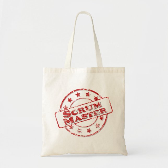 Scrum Master Stamp Tote Bag (Front)