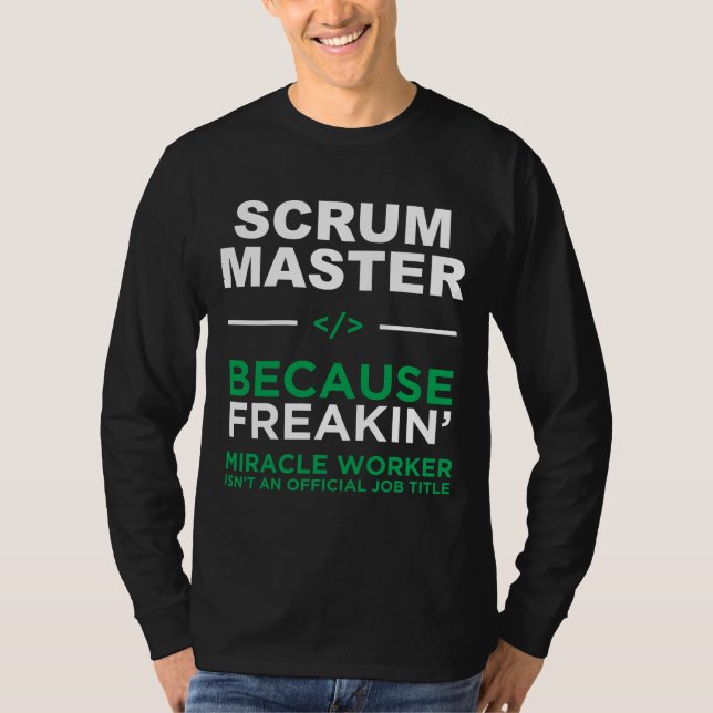 Scrum master T-Shirt (Front)