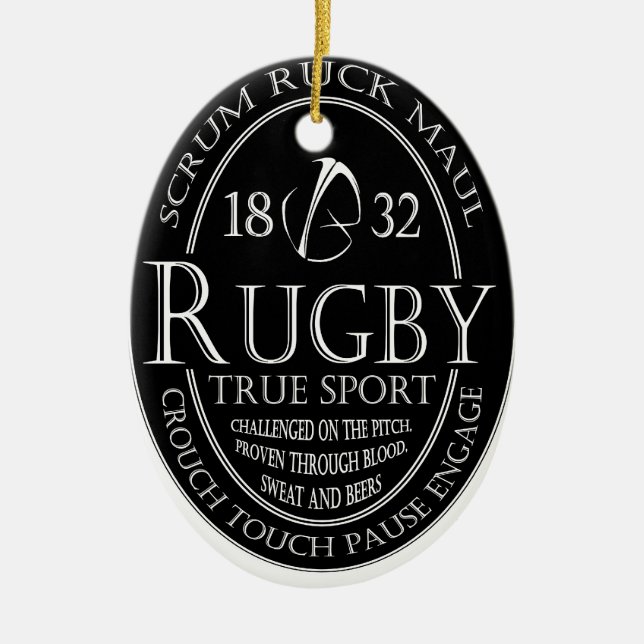 Scrum, Ruck, Maul Ornament (Front)