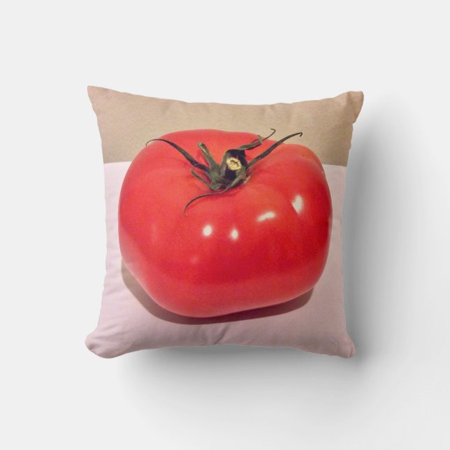 Scrummy Tomato 4Steph Throw Pillow (Front)