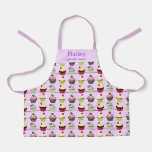 Scrumptious Cupcake Pattern Apron