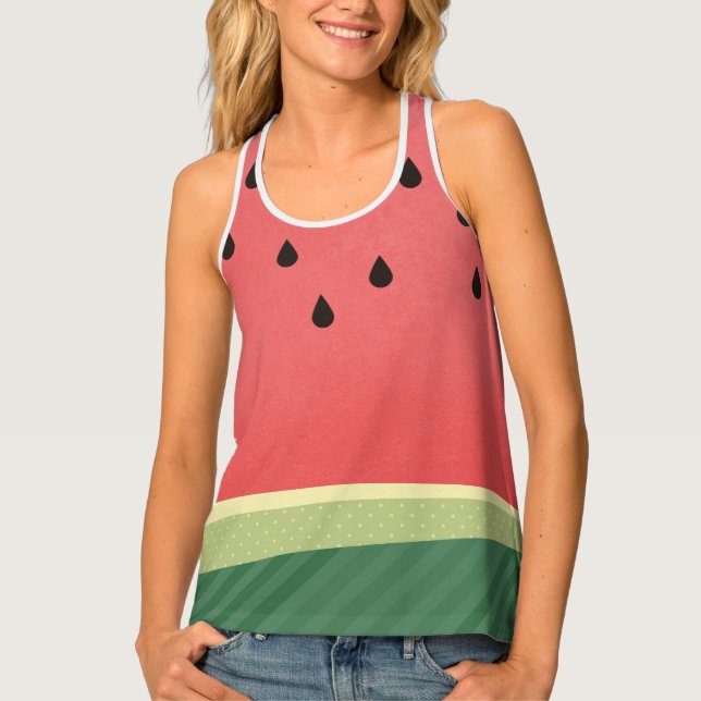 Scrumptious Watermelon Tank Top (Front)