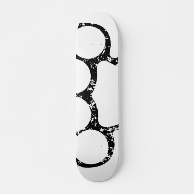 SCS  brass knuckle skateboard v1 Deck (Front)