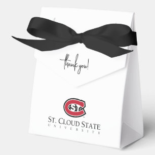 SCSU Athletic C-Logo Classic Serif Text Favor Boxes