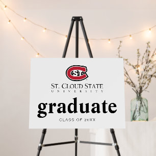 SCSU Athletic C-Logo   Classic Serif Text Foam Board