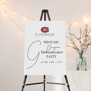 SCSU Athletic C-Logo   Classic Serif Text Foam Board