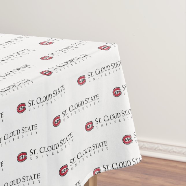 SCSU Athletic C-Logo | Classic Serif Text Tablecloth (In Situ)