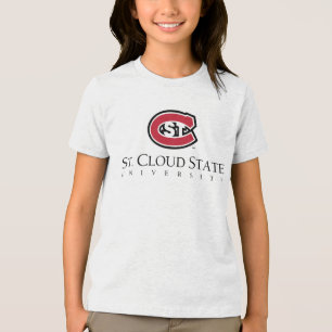 SCSU Athletic C-Logo Classic Serif Text Tri-Blend Shirt