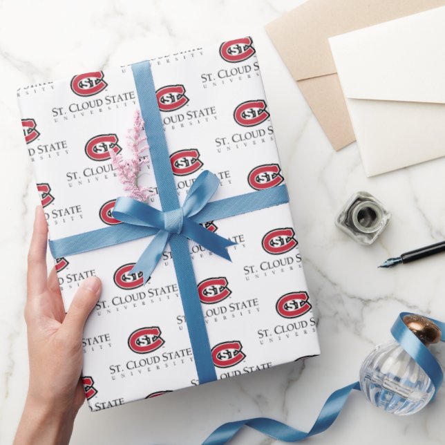 SCSU Athletic C-Logo | Classic Serif Text Wrapping Paper (Gifting)