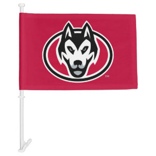 SCSU Huskies Car Flag