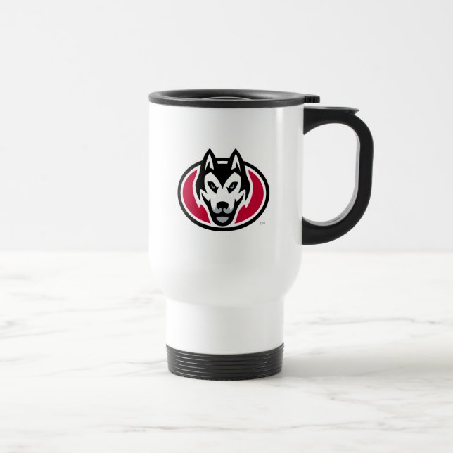 SCSU Huskies Travel Mug (Right)