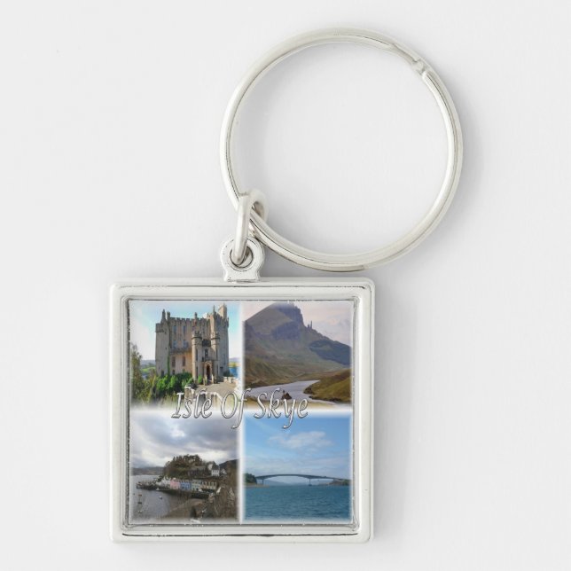 SCT005 SCOTLAND, The isle of skye, Keychain (Front)