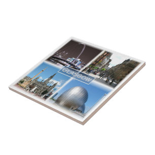 SCT009 GLASGOW, Scotland, Ceramic Tile