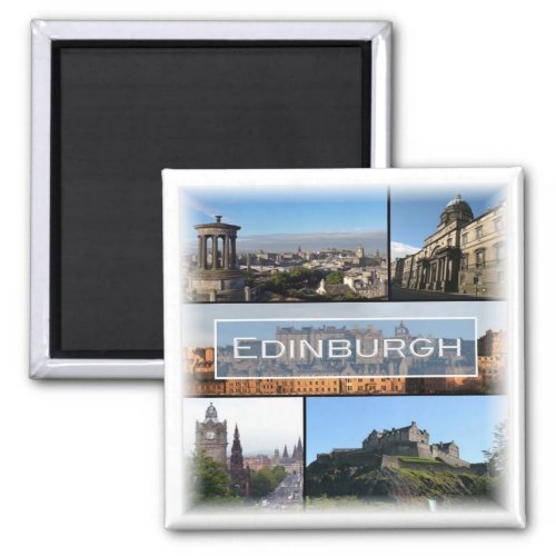 SCT010 EDINBURGH Scotland Fridge Magnet